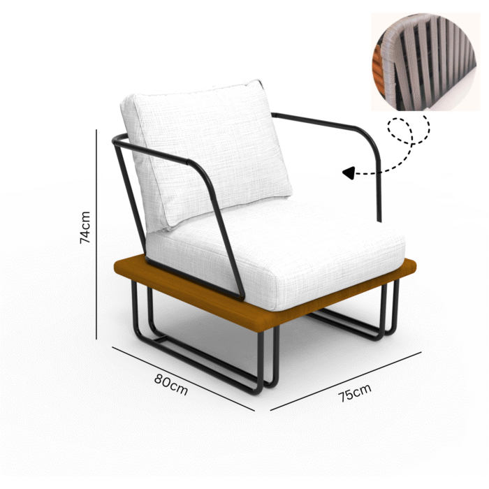 Isolabella_Arm Chair Isola Bella - الصورة 10